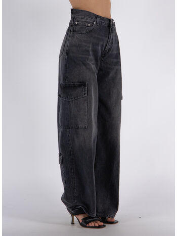JEANS BETHANY CARGO, L0790 SPIDER BLACK, small
