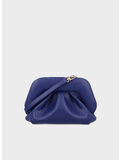 BORSA A MANO GEA VEGAN FABRIC, COBALT BLUE, thumb