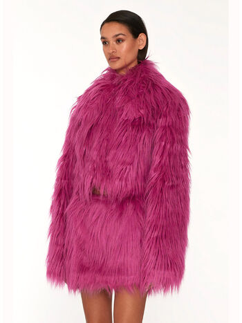 GIACCA CROPPED FLUFFY, 18-2333 RASPBERRY ROSE, small
