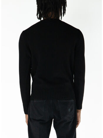 MAGLIONE GIROCOLLO AAPPIO, 03 NERO, small