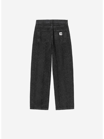 PANTALONE W' ARIN, 3R260 Snake Camo, Black, heavy stone wash, small