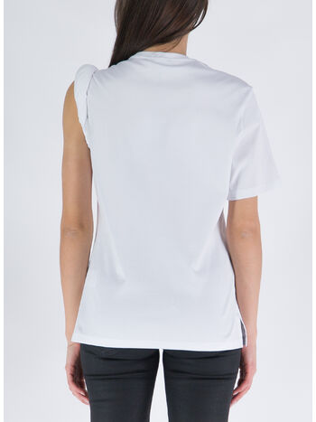 T-SHIRT STAMPA GODDES, 1W000 BIANCO OTTICO, small