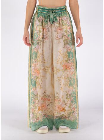 PANTALONE AUGUST RELAXED, KHF KHAKI FLORAL, small
