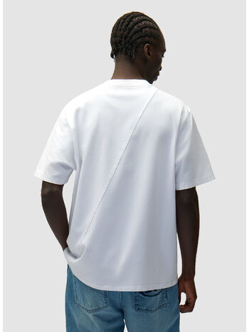 T-SHIRT CIRCLE LOGO, 100 WHITE, small