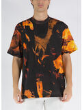 T-SHIRT MAGMA OVERSIZED, P232 FIRE  ALL OVER + 44 BLACK	 SOLID PRINT, thumb