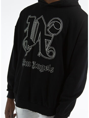 FELPA PA MONOGRAM STATEMENT, 1003 BLACK OFF WHITE, small
