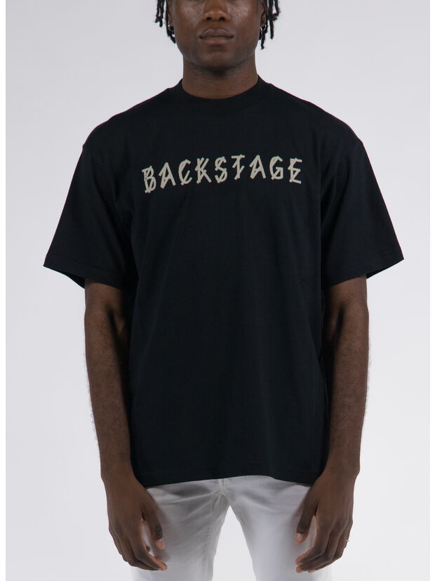 T-SHIRT BACKSTAGE MASTER TEE, P317 BLACK+44BACKSTAGEPRINT, large