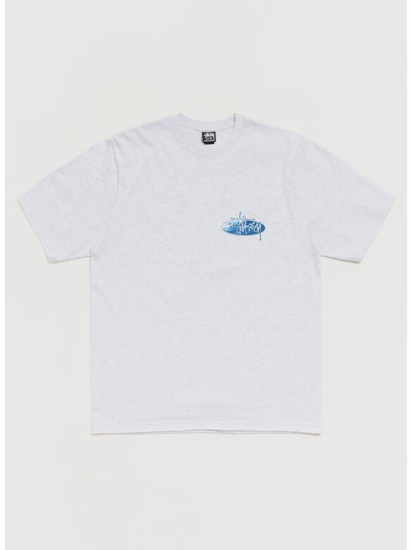 T-SHIRT WAVE, 0062 ASH HEATHER, medium