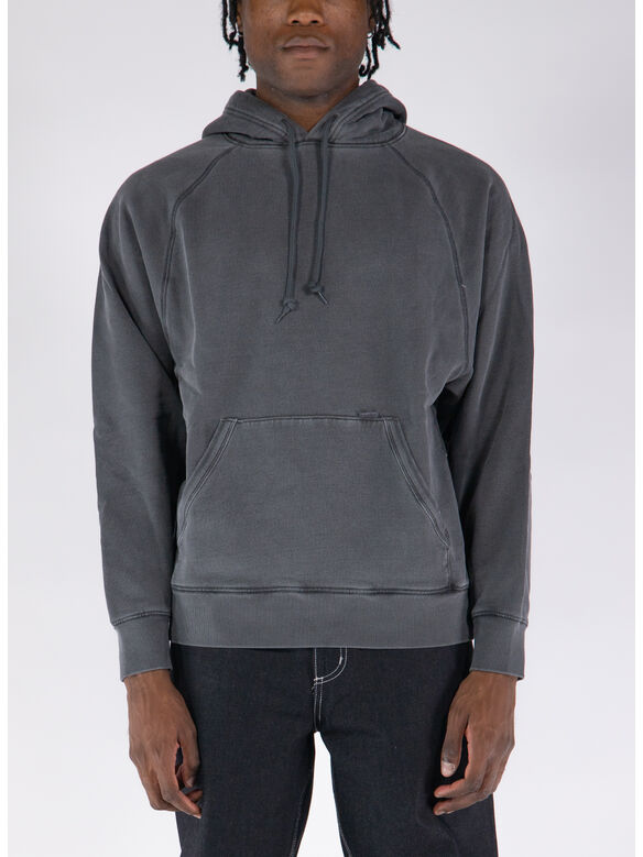 FELPA HOODIE TAOS, 654GD FLINT GARMENT DYED, medium