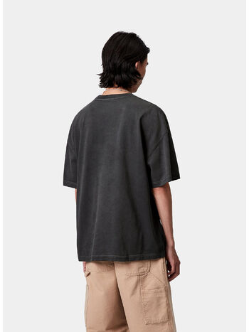 T-SHIRT S/S HUDSON POCKET, 895F BLACK CHALK WASH, small