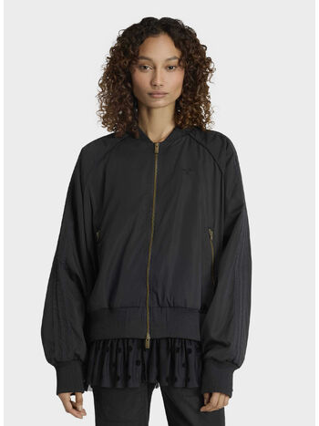 GIACCA LAYERED BOMBER, BLACK, small