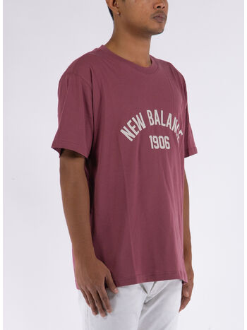T-SHIRT ESSENTIAL VARSITY, 615 WASHED BURGUNDY, small