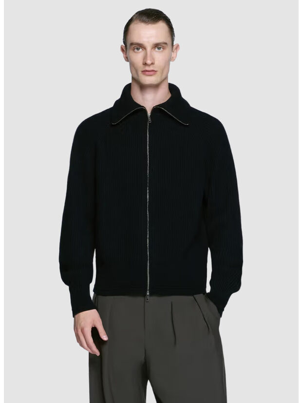 FELPA FULL ZIP BLIMP, 0015 BLACK, large