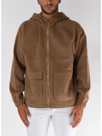 GIUBBOTTO LA VESTE A CAPUCHE LAINE, CL CAMEL, small