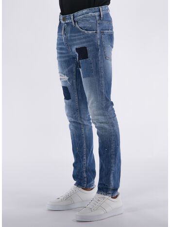 JEANS COOL GUY PATCH STRETCH DENIM, , small