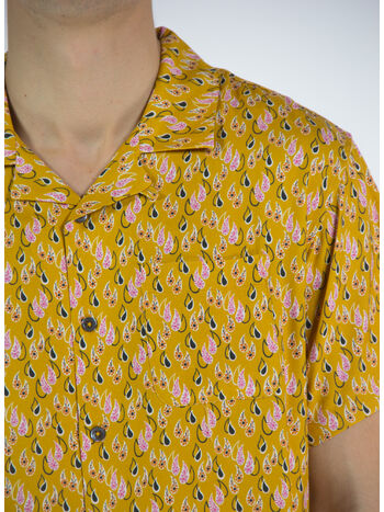 CAMICIA PAISLEY TEARS, MUSTARD, small