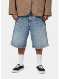 SHORT OG SINGLE KNEE, 01EJ Blue, destroy wash, splatter, thumb