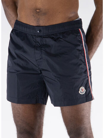 COSTUME DA BAGNO CON PATCH LOGO, 743, small