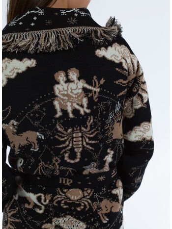 CARDIGAN THE TWELVE SIGNS, 1003 BLACK CHALK, small