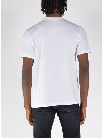T-SHIRT MANICHE CORTE, 100 WHITE, small