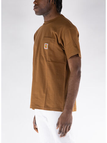 T-SHIRT FIELD POCKET, HZXX HAMILTON BROWN, small