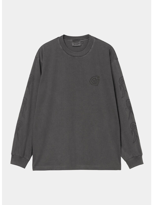 T-SHIRT L/S TERRESTRIAL, 2F1PG BLACK/GRAFITE, large