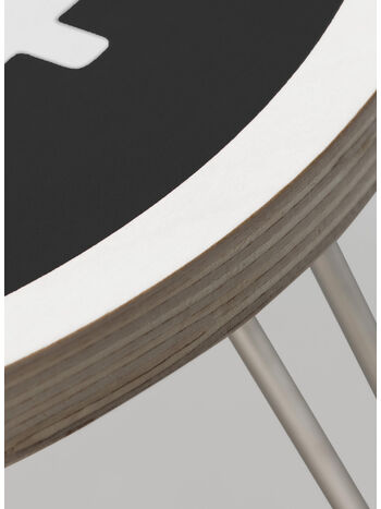 TAVOLO HEART FOLDING, 0D2XX BLACK/WHITE, small