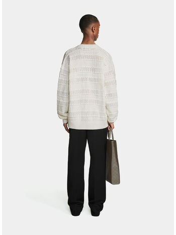 CARDIGAN RAJIH, OFF WHITE, small