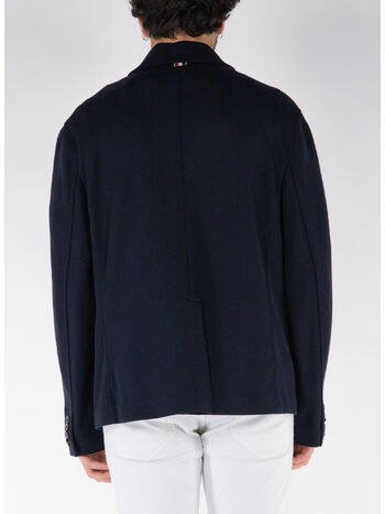 GIACCA IN WOOL MILANO, 415 NAVY, small