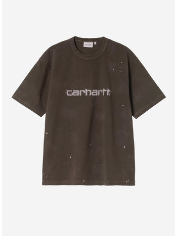 T-SHIRT PAINTER, 47EJ Tobacco, destroy wash, splatter, small