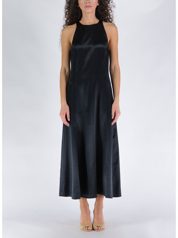 ABITO IN SETA, BLACK NERO, medium