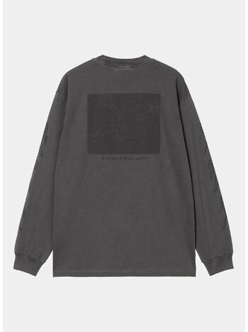 T-SHIRT L/S TERRESTRIAL, 2F1PG BLACK/GRAFITE, small