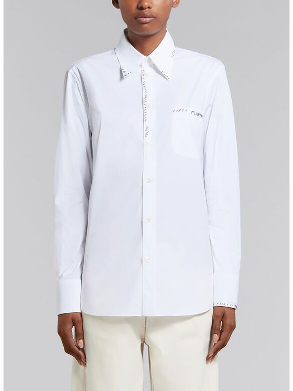CAMICIA A MANICHE LUNGHE, 00W01, medium