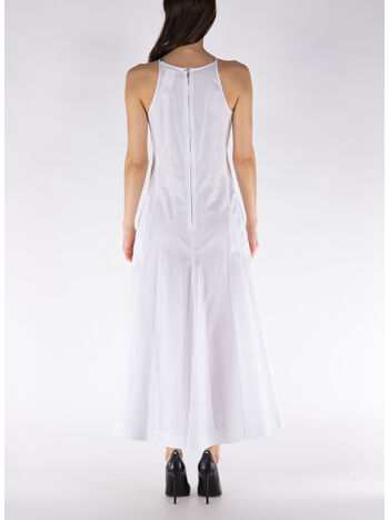 ABITO MIDI CACTUS, 001 BIANCO OTTICO, small