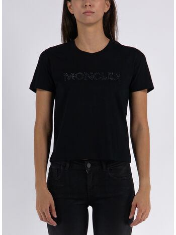 T-SHIRT LOGO EMBROIDERY W STRASS, , small