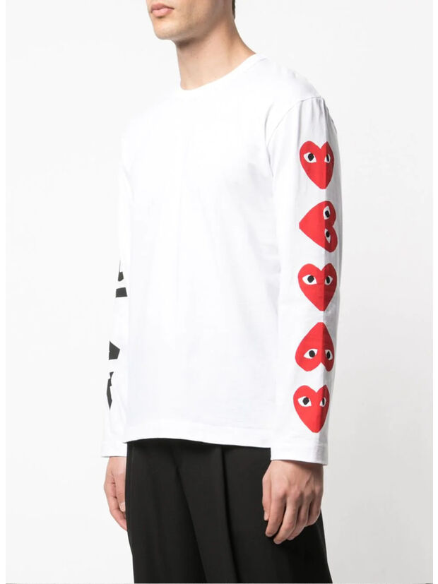 MAGLIA ML PLAY LOGO, WHITE, large