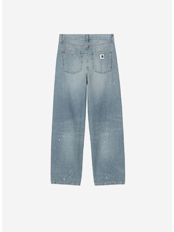 PANTALONE ARIN, 01EJ Blue, destroy wash, splatter, small