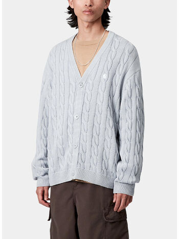 CARDIGAN CARTER, 0N1GD BLUE FOG/GARMENT DYED, small