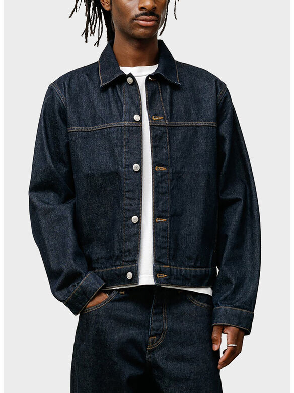 GIACCA TRUCKER DENIM, 0737 RINSEDINDIGO, medium