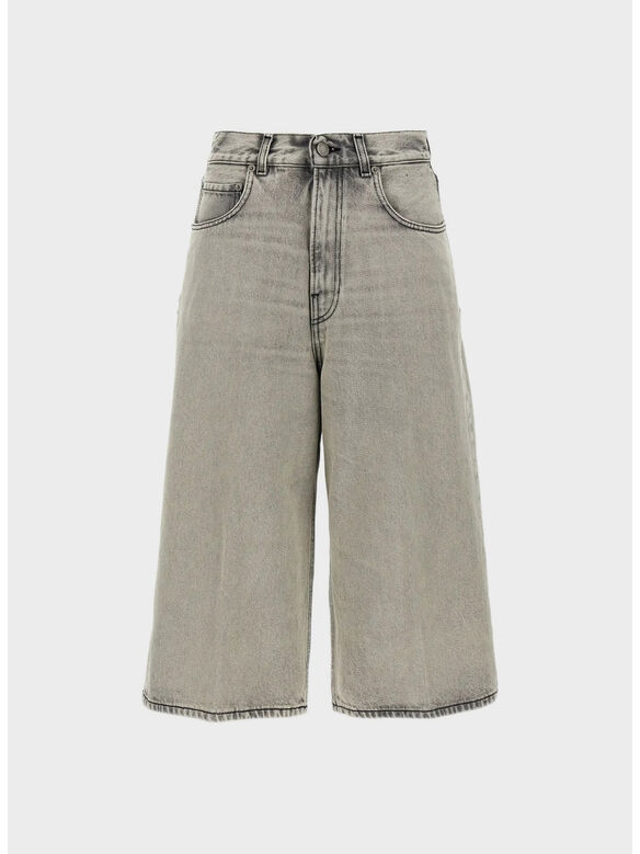 SHORT LUNGO IN DENIM BELLE, L0896 PEARL GREY, medium