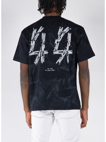 T-SHIRT SMOKE, P411 BLACK + SMOKE EFFECT, small