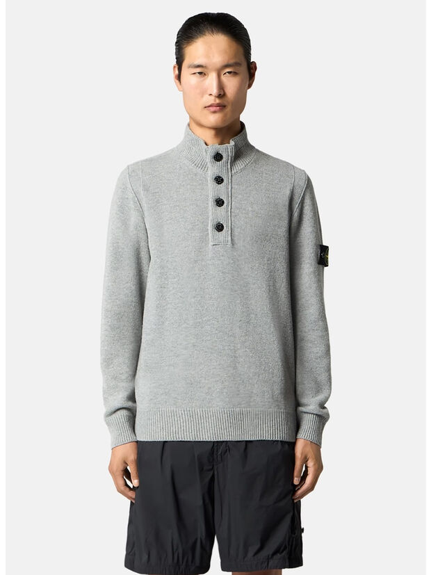 MAGLIONE LAMBSWOOL, V0M60 GREYMELANGE, large