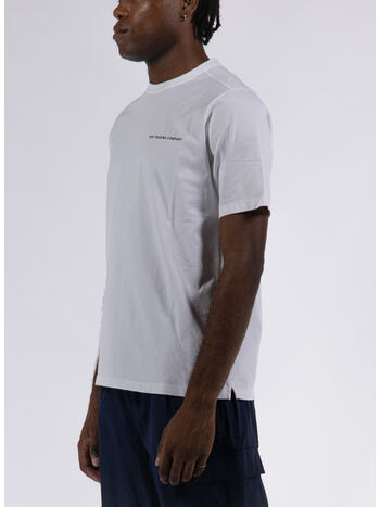 T-SHIRT LOGO, WHITE/BLACK, small