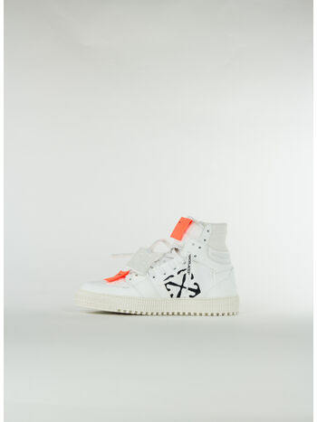 SCARPA 3.0 OFF COURT IN PELLE DI VITELLO, 0120 WHITE ORANGE, small