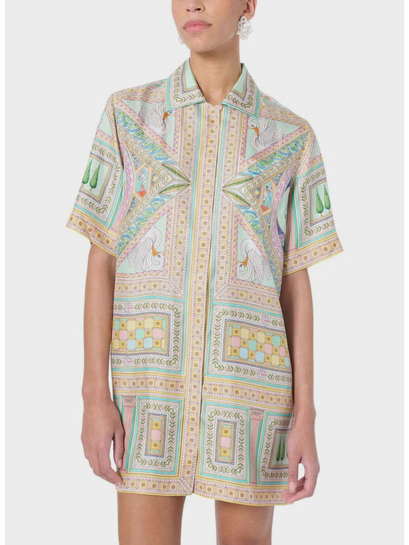 ABITO PRINTED SHIFT, 02 LE LABYRINTHE, medium