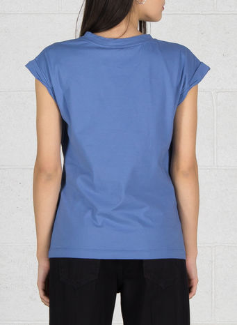 T-SHIRT SEMICOUTURE, 516PERVINCA, small