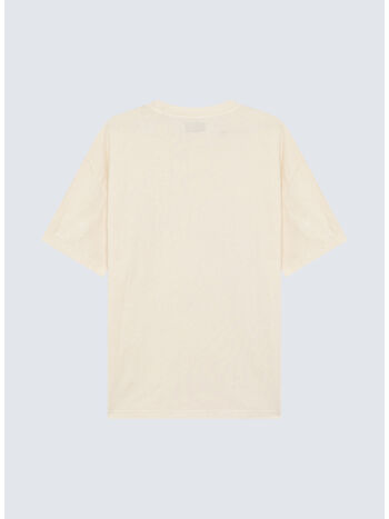 T-SHIRT MICRO LOGO, C0087 Jersey Dyed Ecru, small
