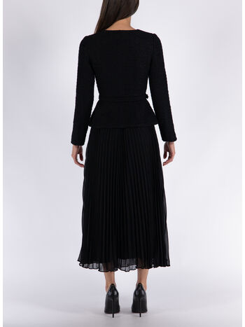 ABITO MIDI CHIFFON, BLACK, small