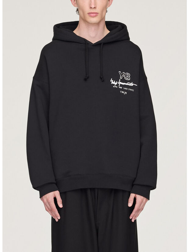 FELPA HOODIE GRAPHIC FT, BLACK, large