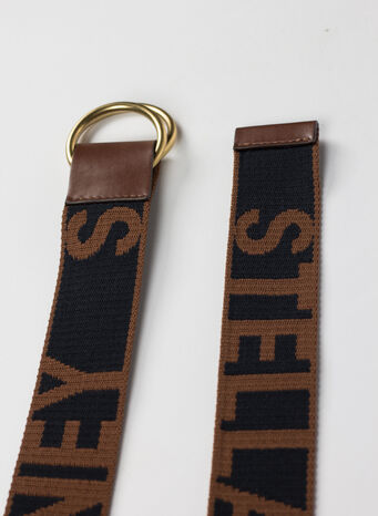 CINTURA BELT H4 ECO MONOGRAM FABRIC, 4104INKTAN, small